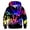 A-Multicolor, variant on Zwiiyzr 4-14 Years Boys Oversize Hoodies Sweatshirt Long Sleeve Pattern T-Shirt Printed Round Neck Hooded Sweatshirt Gray