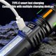thumbnail image 5 of Fiudx Linterna de Alta Luminosidad, Luz Exterior Multifunción, Impermeable y con Enfoque Telescópico, Carga Móvil de Emergencia, Carga Rápida Tipo C, Resistente a Todo Tipo de Condiciones, Tamaño 18, 5 of 6