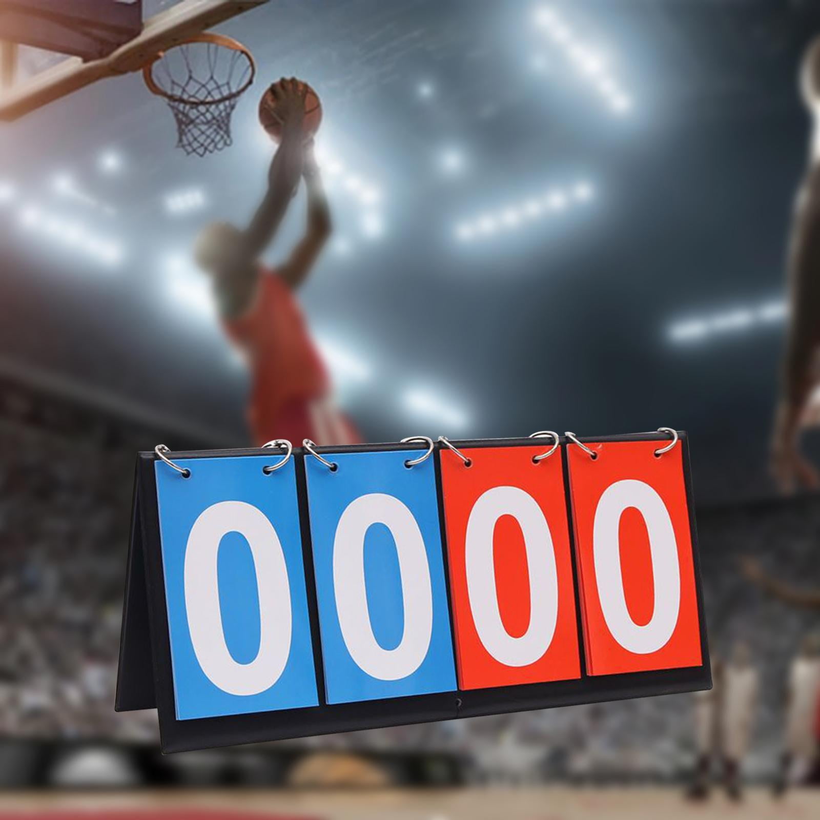 Tableau De Score à Rabat - Compteur Manuel 0-99 Pour Badminton, Tennis, Football - PVC Durable 35.5x16 Cm