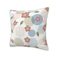 thumbnail image 2 of YFYANG Square Decorative Throw Pillow Case (Without Pillow Insert), Geometric Floral Patterns Bedroom Sofa Car Cushion Cover, 18"x18", 2 of 9