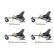 HoverTech Hovercart 1 Seater Go-Kart - Black