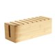 thumbnail image 1 of Caja organizadora de cables de madera, a prueba de polvo, con tapa, compacta, para ocultar cables, ideal para manualidades y el hogar., 1 of 9