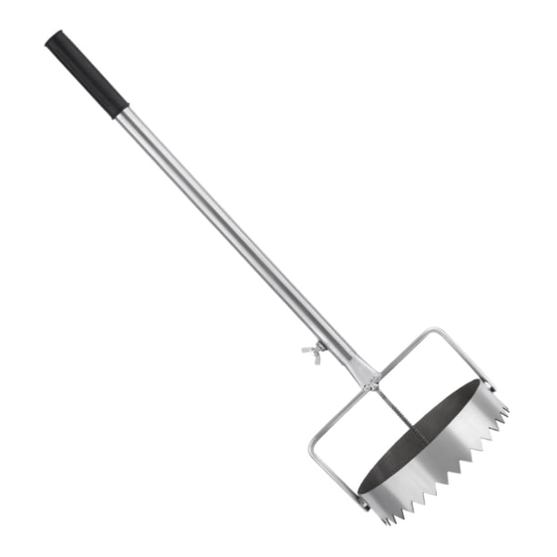 Plantador de bulbos ajustable multiusos para excavar agujeros en césped, granjas e invernaderos. Diámetro de 16 cm