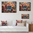thumbnail image 4 of Designart "Colorful 0 Lilies landscape Vibrant I" Floral Print on Natural Pine Wood, 4 of 5