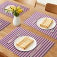 thumbnail image 2 of Unique Bargains Set of 6 Woven Placemats Washable Kitchen Mat Purple/Blue, 2 of 6