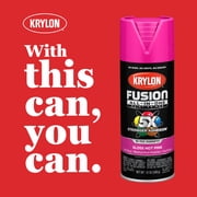 Krylon K02708007 Fusion All-In-One, Gloss, Hot Pink, 12 oz, Spray Paint, Multi-Surface, (1 Piece, 1 Pack)
