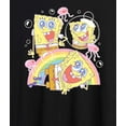 thumbnail image 3 of Spongebob Squarepants - Cute Face Rainbow - Women's Oversized Graphic T-Shirt, 3 of 6