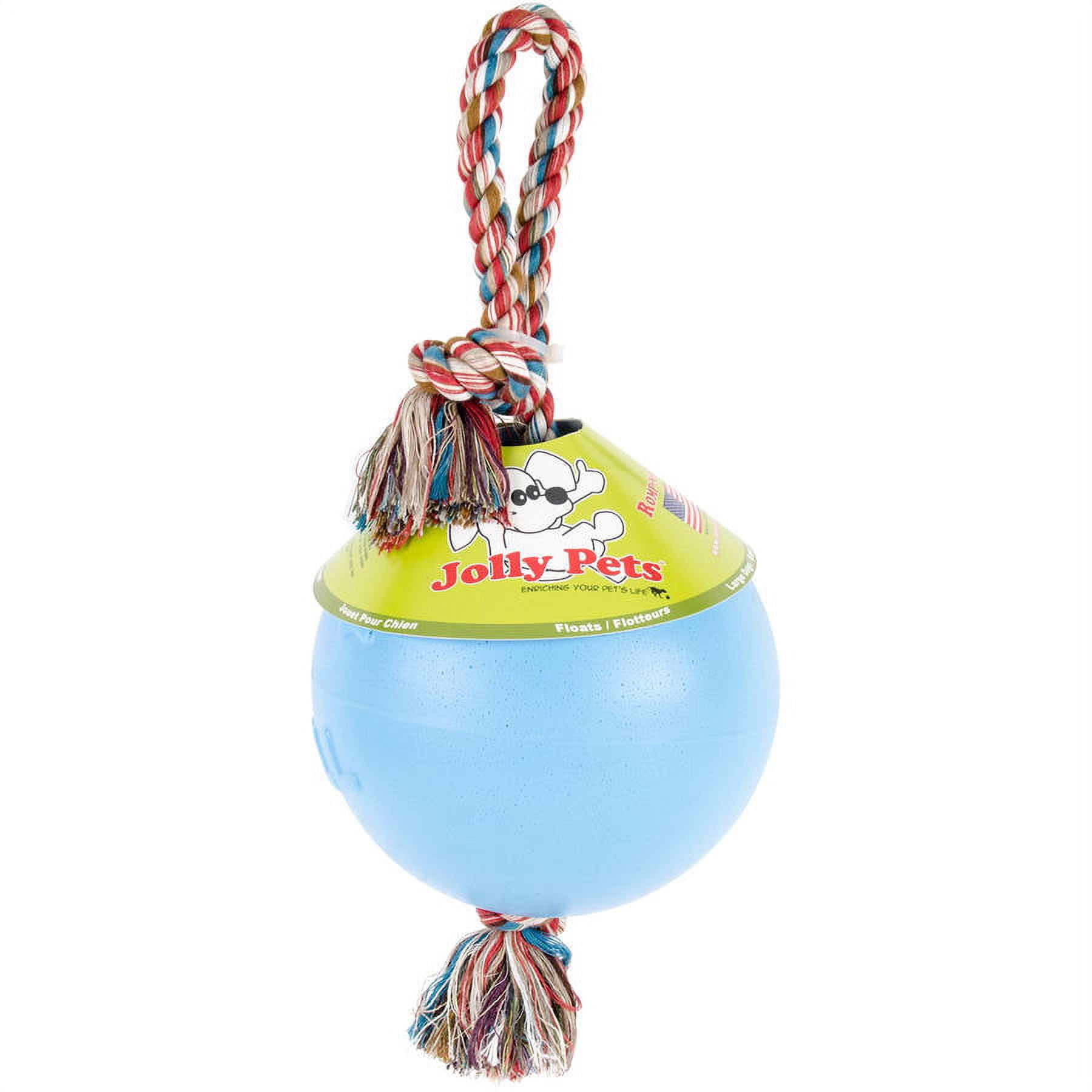 Jolly Pet Romp N Roll Dog Toy, 8", Orange