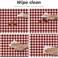 thumbnail image 4 of Round Fitted Tablecloth 52 Inch, Gingham Buffalo Plaid Fitted Round Table Cover Fitted Tablecloth Oil Spill Proof Table Top Cover Cloth Table Cover for Restaurant, Picnic, Indoor and Outdoor Dining, 4 of 8