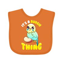 Inktastic Budgie Parakeet Budgerigar Boys or Girls Baby Bib