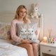 thumbnail image 4 of CaiYueKe Easter Pillow Cover Decorative Couch Throw Pillow Case Holiday Home Decor Accent Pillow Sham Spring Decorations Living Room Bedroom Sofa Cushion Cover, 4 of 6