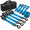 Blue-8 ft - 4 Pack, variant on Rcycle Ratchet Tie Down Straps With Soft Loops 1.5" X 8'