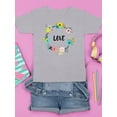 thumbnail image 3 of Love Wreath T-Shirt Juniors -Image by Shutterstock,  Large, 3 of 4