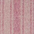 thumbnail image 6 of SAFAVIEH Courtyard Robert Striped Indoor/Outdoor Area Rug, 2'7" x 5', Light Grey/Fuchsia, 6 of 7