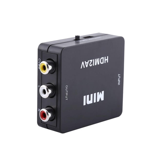 Adaptador Convertidor Digital HDMI a AV EOTVIA Negro