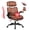 Brown, variant on FelixKing Big & Tall Office Chair, High-Back Leather Desk Chair with Footrest, Ergonomic with Adjustable Headrest, Lumbar Support and Fixed Soft Armrests Computer Chair, BLACK