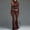 Coffee, variant on Floleo Women Fold Over High Neck Long Sleeve Cropped Top & Low Waist Flared Bell Bottom Pants Two Piece Matching Set For Daily Sports Street Dating Casual Outfits (Coffee,S)