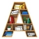 thumbnail image 1 of Regalos de la Familia para la Navidad, 26 Alfabeto Libro Colgante Ornamento Acrílico Colgante 8x8x0.4cm para Árbol Puerta Mochila Coche, Amantes Del Libro Regalos Bibliotecario Gusano, 1 of 1