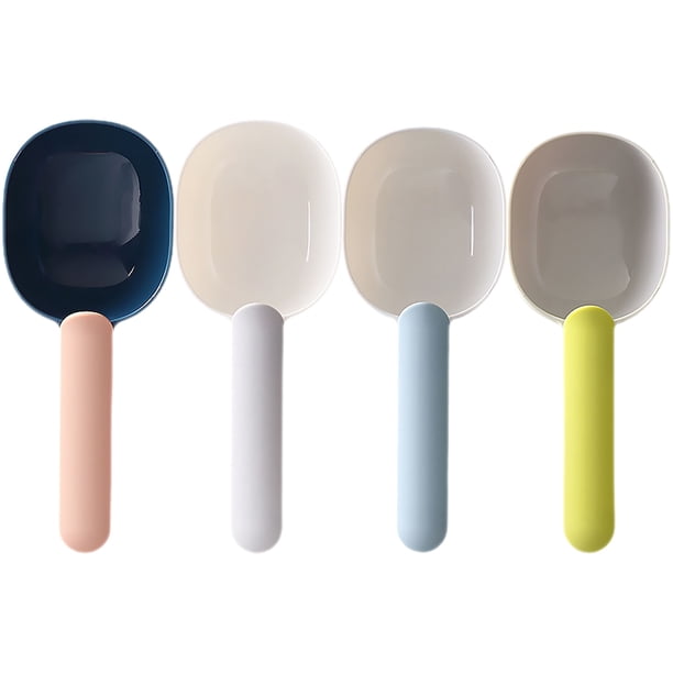 Cuchara medidora práctica de 4 piezas, utensilio de cocina, cuchara medidora de plástico, cuchara para granos