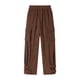 thumbnail image 1 of Pantalones largos para hombre, estilo vintage, informales, de pana, de color liso, con cintura elástica y rectos., 1 of 7