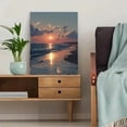 thumbnail image 5 of UXIEQU Sunset Beach Ocean Canvas Wall Art 15.75x11.81 Inches, 5 of 8