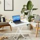 thumbnail image 2 of QinaQin Mesa plegable pequeña con altura ajustable, medida 30 x 20 pulgadas, ideal como TV tray, mesa para laptop o camping, 2 of 9