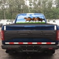 thumbnail image 4 of Rear Window Graphic Decal For SUV jeep PICK-UP TRUCK  RUNNING HORSES PERFORATED VINYL TINT Sticker Window Tint, 4 of 5