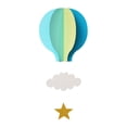 thumbnail image 2 of Large Size Hot Air Balloon 3D Paper Garland Hanging Decorations for Wedding Baby Shower Birthday Party Decorations by 1PCS, 2 of 9