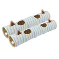 thumbnail image 1 of 2 es para gatos, cama de juguete interactiva plegable cómoda para conejos de interior Rayas Zulema Gato Túnel, 1 of 8