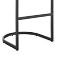 thumbnail image 7 of Armen Living Atherik 24" Metal & Faux Leather Counter Stool in Black/Gray, 7 of 7