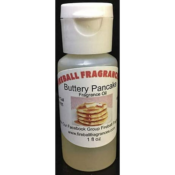Buttery Pancake~Smells just Yummy Butter Milk Pancakes & Maple Syrup~ Scented Oil by Fireball Fragrances - 1 Oz Bottle