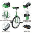 thumbnail image 2 of Yescom 20 In Wheel Outdoor Unicycle Leakproof Butyl Tire Circus Bike Balance Training for Adults Teenagers Kids, Green, 2 of 9