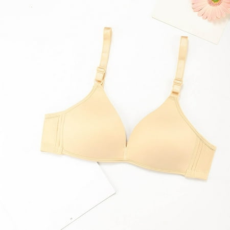 

dmqupv Bras for Women One Fab Fit Underwire Bra Push Up T Shirt Bra Modern Demi Maximum Support Sports Bras for Women Beige Medium