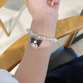 thumbnail image 2 of Pulsera Kawaii Sanrio con cuentas de cristal, 5 piezas, Kuromi Cinnamoroll, sentido de diseño, Hello Kitty, cosas, Y2k, regalo para niña, 2 of 4