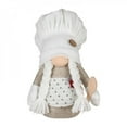 thumbnail image 1 of Christmas Rudolph Doll White Chef Hat Rudolph Ornament Party Holiday DIY Decorations, 1 of 6