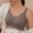 Gray GYL3, variant on Women Bra Womans Underwear Push up Gathered Bras Solid Color Comfy Thin Brassiere Ladies Plus Size Daily Wear White XXXL