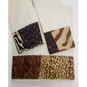 elegant design 3 piece decorative bath hand towel set bathroom wash cloth zambia safari - Decorative Bath Towels elegant design 3 piece decorative bath hand towel set bathroom wash cloth zambia safari - Decorative Bath Towels