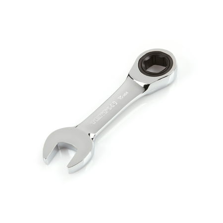 TEKTON 15 mm Stubby Ratcheting Combination Wrench | WRN50115