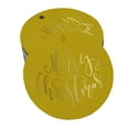 thumbnail image 1 of Inkdotpot Étiquette de Noël en Feuille d'Or Véritable 50 Pcs, 1 of 6