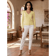 thumbnail image 2 of Sueter Mujer Moda Unitalla Sweater Dama Abierto Botones Abrigo Ligero Sueter, 2 of 5