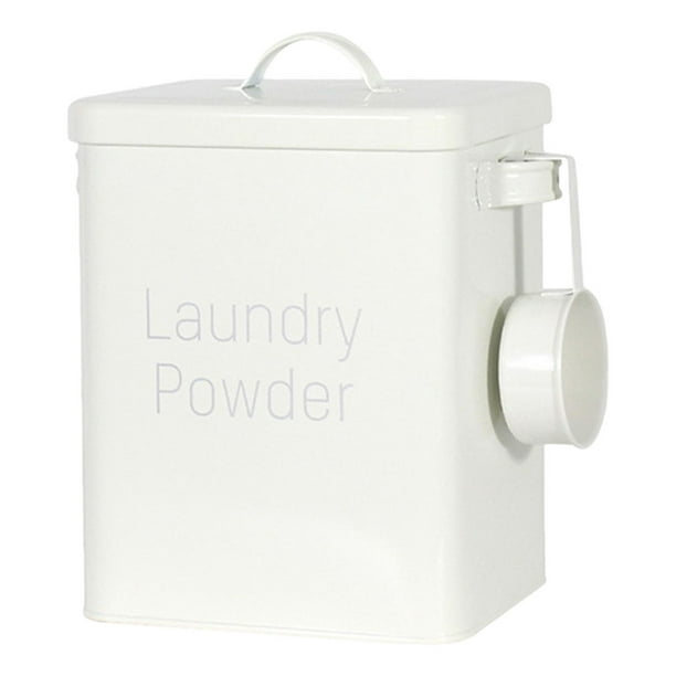 Portable Laundry Detergent Washing Box Bucket 6L Capacity Canister