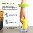 thumbnail image 4 of 1100ml Plastic Cold Water Pitcher,Water Jug Carafe Iced Coffee Pot For Fridge Door,Made Iced Lemonade, 4 of 6