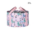 thumbnail image 4 of Foot Soaking Bath Basin Foldable Waterproof Water Large Capacity Storage Bucket Tub Large Capacity Washbasin Portable Feet Camping Soak Pink, 4 of 7