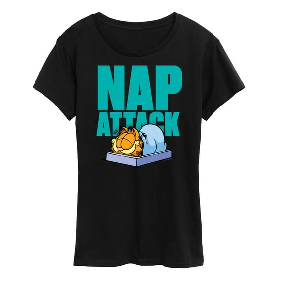 Garfield - Nap Attack - Women's Short Sleeve Graphic T-Shirt