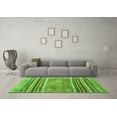 thumbnail image 3 of Ahgly Company Indoor Rectangle Abstract Green Modern Area Rugs, 2' x 4', 3 of 4