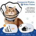 thumbnail image 2 of Adjustable Soft Dog Cone Collar for Post-Surgery Recovery, Breathable and Protective, Suitable for Large, Medium, and Small Dogs, Prevents Licking, XS Size, 2 of 4