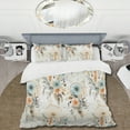thumbnail image 2 of Designart "Ethereal Dream Weaver" White Boho Bedding Covert Set - Bohemian & Eclectic Bed Set With 2 Shams, 2 of 5