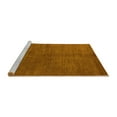 thumbnail image 2 of Ahgly Company Machine Washable Indoor Square Abstract Yellow Modern Area Rugs, 3' Square, 2 of 4