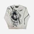 thumbnail image 1 of Suéter de punto jacquard con retrato de anime suelto de otoño e invierno, camisa para hombres y mujeres, suéter japonés, jersey informal Harajuku, 1 of 5