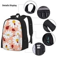 thumbnail image 5 of Naloa Daisy and Ladybug Print Large Capacity Backpack Lunch Bag Pencil Case Combination 3 Piece Set for Student, 5 of 8